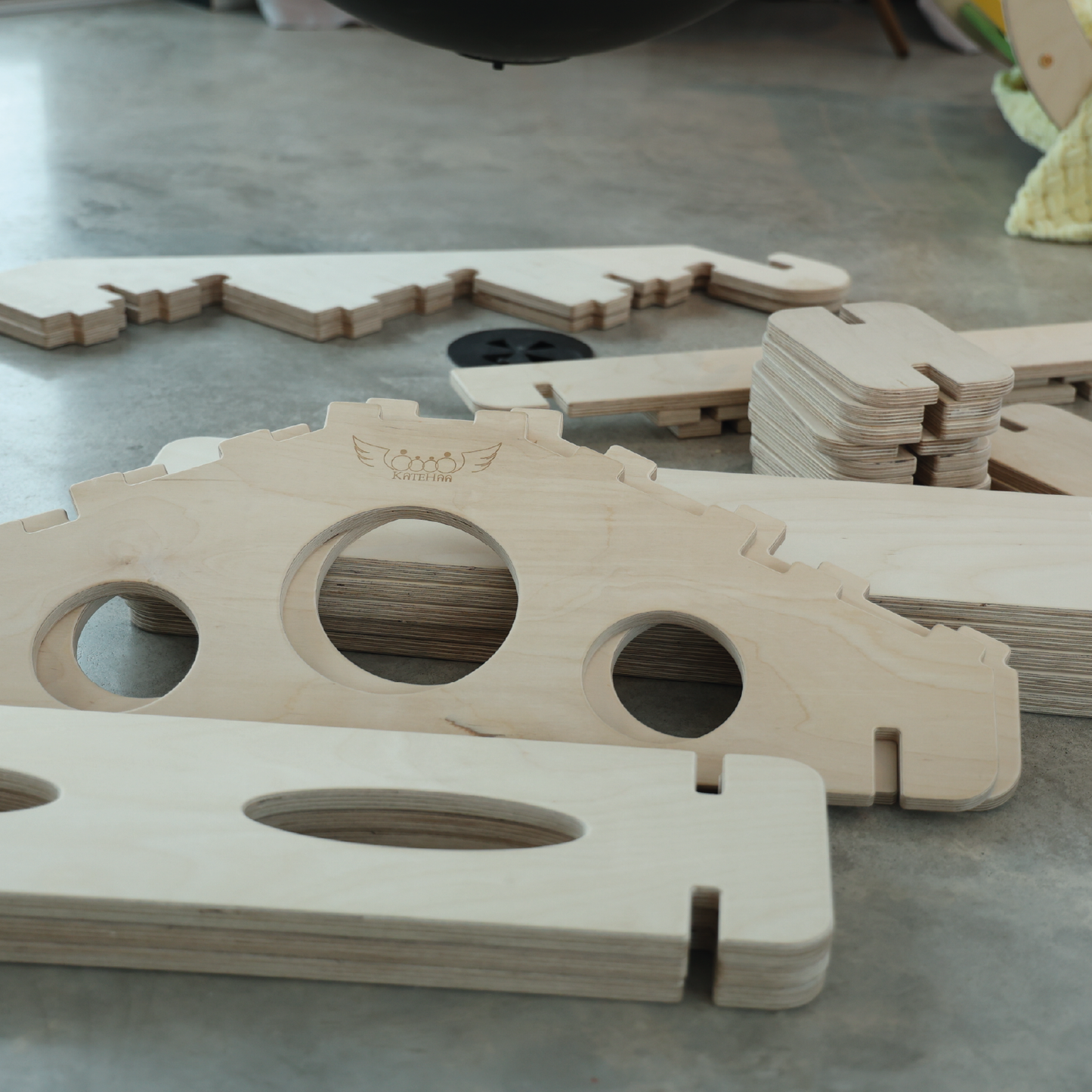 Indoor playhouse for toddlers Build & Play - KateHaa