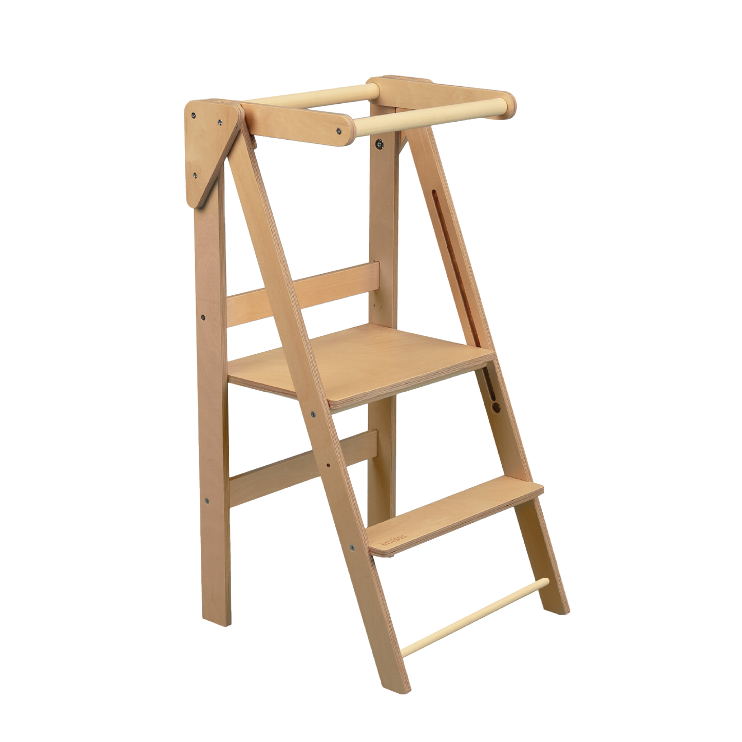 Foldable learning kitchen tower Black