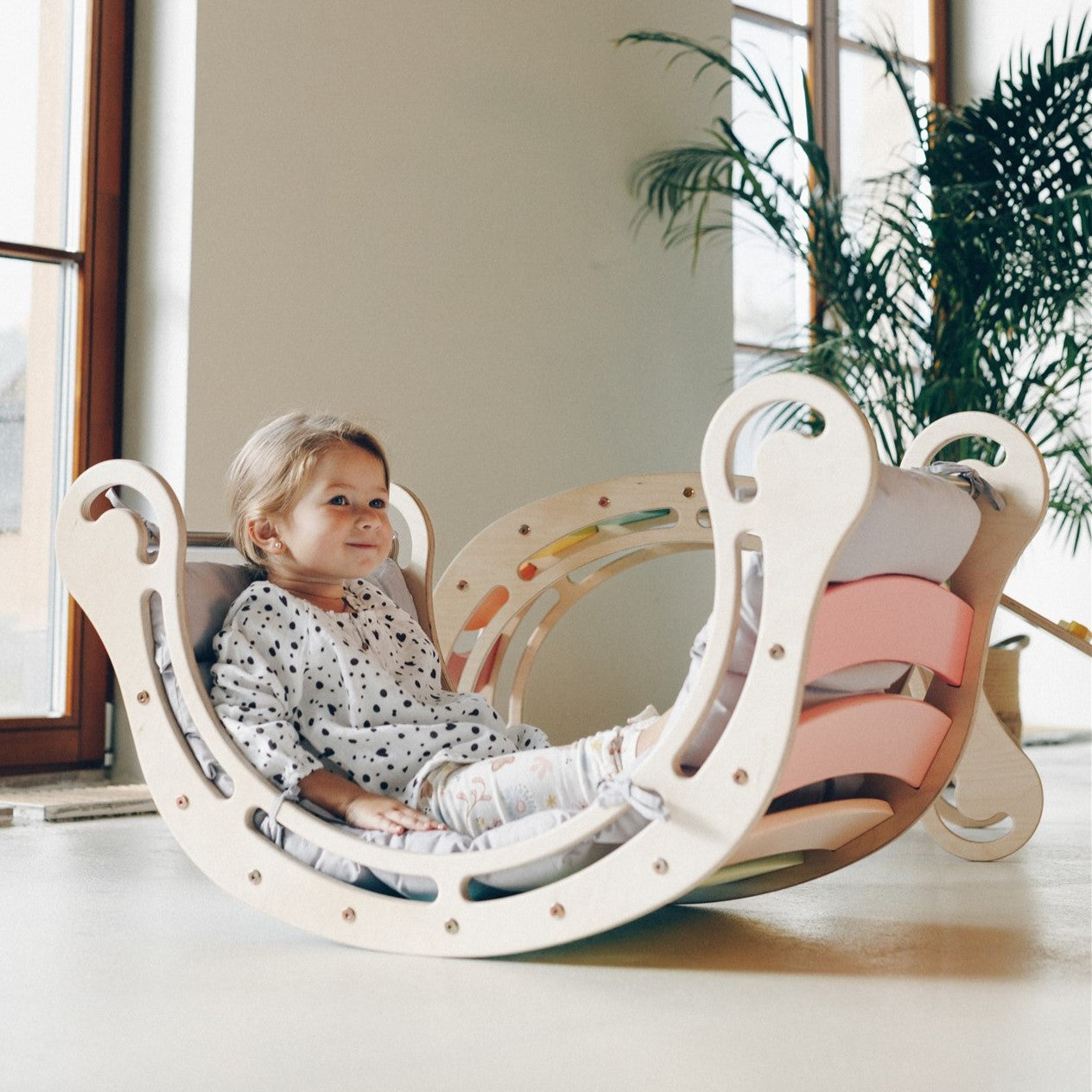 Montessori Climbing arch and Rocker Original size – KateHaa